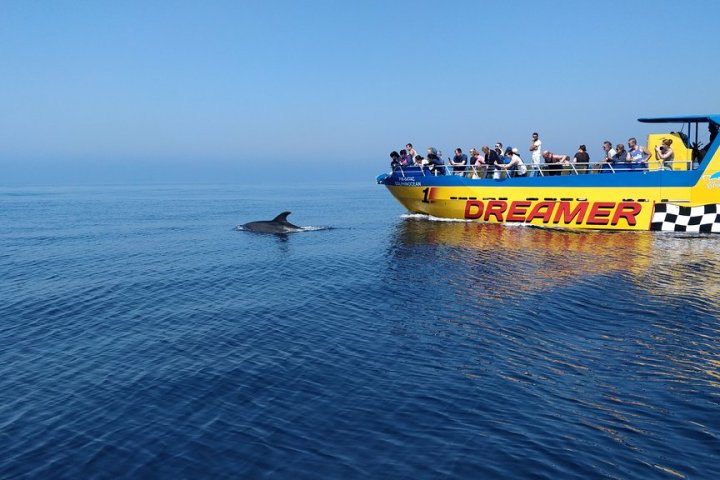 a small boat in a body of water